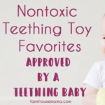 nontoxic teething toys approved by a teething baby!