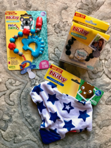 Reviews of Nuby Paci Finder Nuby Teething Bracelet Nuby Teething Bib Nuby Teethers