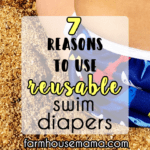 Beau and Belle Littles review-reasons to use reusable swim diapers