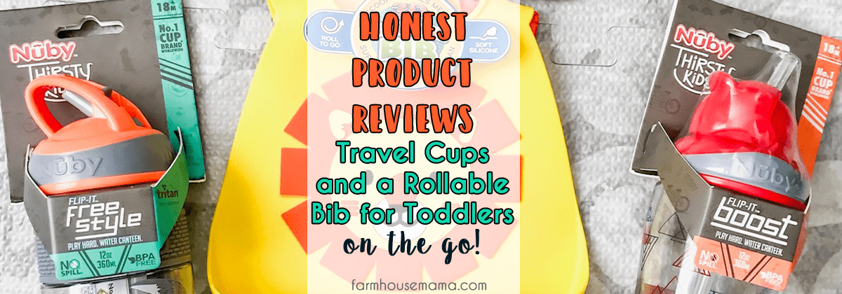 Review of Nuby Flip-It Cups and Silicone Bib