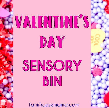 Valentine's Day Sensory Bin