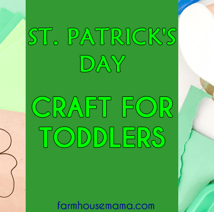 St Patricks Day Craft for Toddlers, St Patricks Day Craft, St Patricks Day activity, st patricks day craft for kids