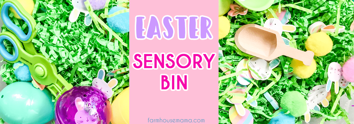Easter Sensory Bin for Toddlers