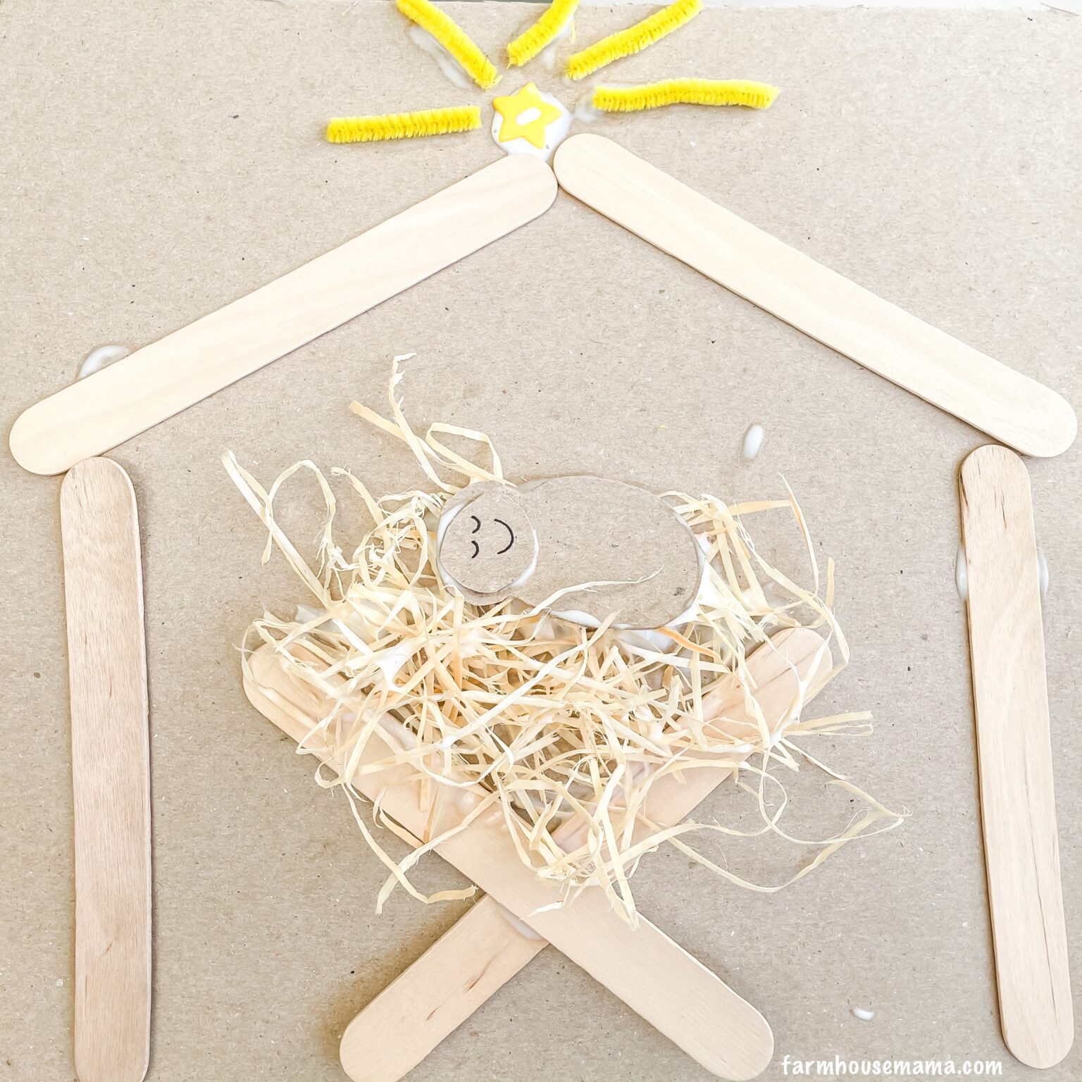 Nativity Crafts For Kids · Farmhouse Mama