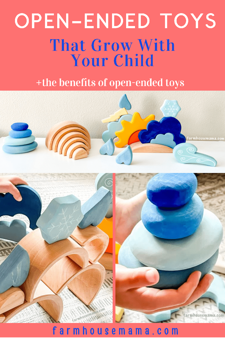 Open-Ended Toys That Grow With Your Child Natural Wooden Toys Baby Toys Toddler Toys Open-Ended Play Montessori Toys 