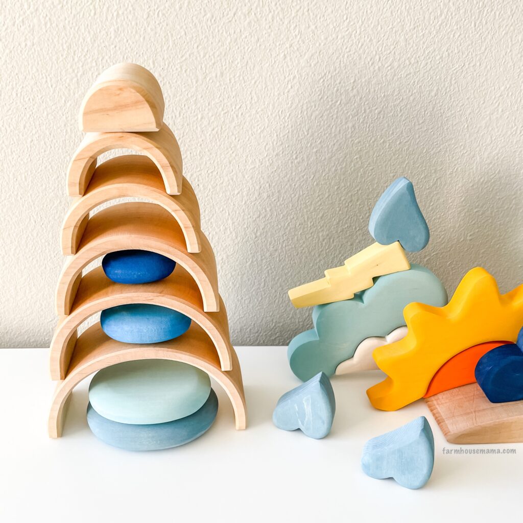 Open-Ended Toys That Grow With Your Child Natural Wooden Toys Baby Toys Toddler Toys Open-Ended Play Montessori Toys