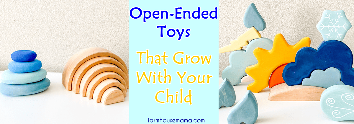 Open-Ended Toys That Grow With Your Child Natural Wooden Toys Baby Toys Toddler Toys Open-Ended Play Montessori Toys