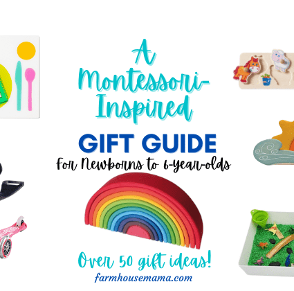 Montessori Inspired gift guide toddlers babies preschoolers wooden toys montessori toys montessori gifts waldorf